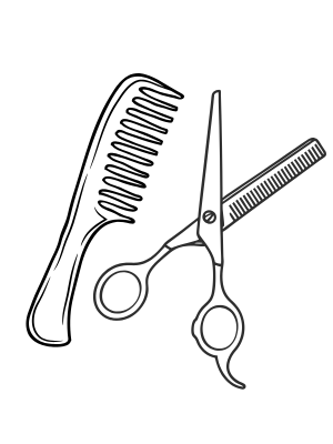 Perukstyling ikon